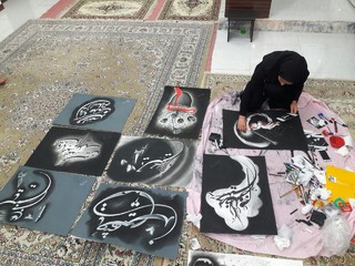 تنها زن کارمند ورزش و جوانان خوزستان که اهل هنر بدون آن که کسی بداند 