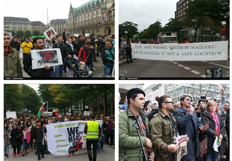 اعتراض به سیاست‌های «برلین-کابل» + تصاویر