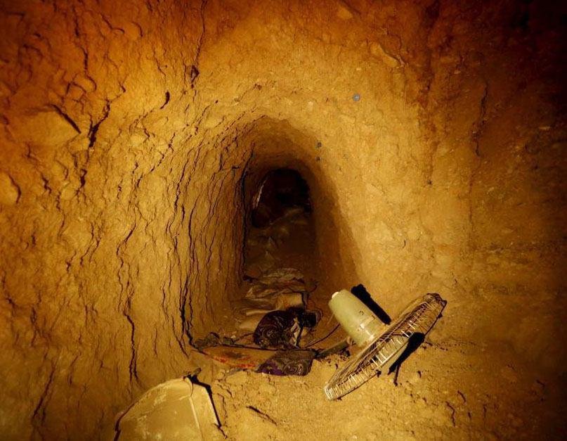 کشف بزرگترین شبکه تونلی داعش + عکس