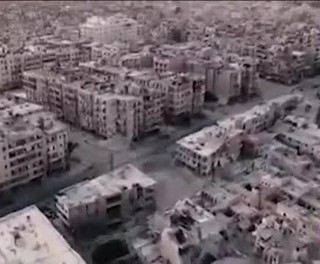 فیلم/ تصاویر حیرت آور از ویرانه ای به نام " حلب "