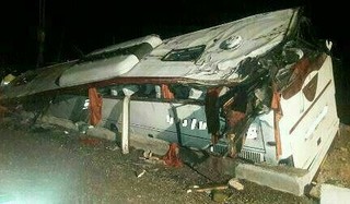 اسامی کشته شدگان حادثه واژگونی مینی بوس در ساری اعلام شد