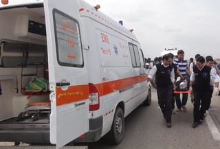 مصدومین تصادف زائران ایران در عراق وارد مرز چذابه شده و جهت مداوا به بیمارستان منتقل شدند