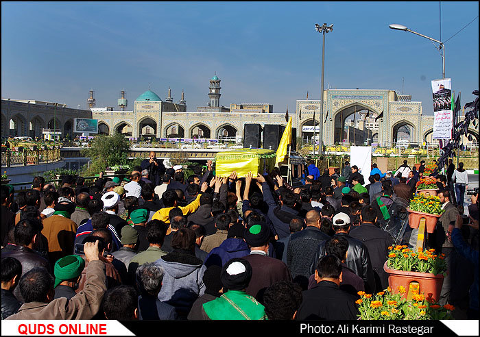 پیکر پاک شهید مدافع حرم در مشهد تشییع و خاکسپاری شد