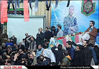 مراسم وداع با سه شهید مدافع حرم در مشهد برگزار شد