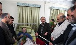 دیدار مدیران صندوق بازنشستگی با جانبازان آسایشگاه امام خمینی(ره)
