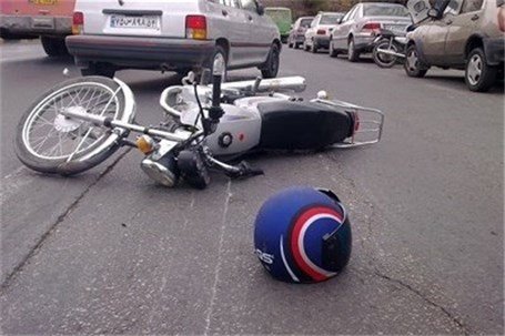 راکب موتورسیکلت قربانی سرعت غیرمجاز شد 
