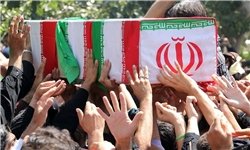 پیکر مطهر شهید مدافع حرم در اصفهان تشییع می‌شود
