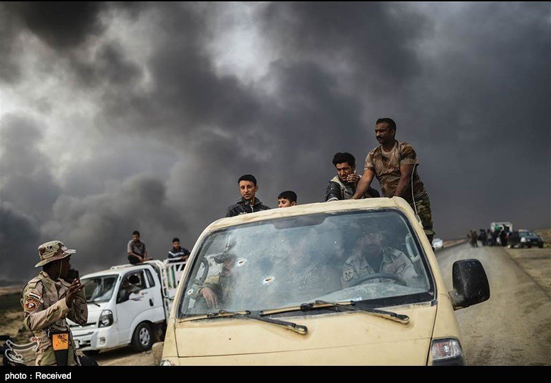 تسلط نیروهای عراقی بر بزرگترین کارگاه ساخت بمب داعش در غرب موصل
