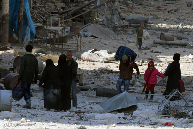 پیشنهاد روسیه برای ایجاد ۴ گذرگاه انسانی در شرق حلب