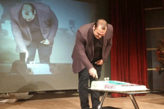 کیک جشن تولد بهداد سلیمی