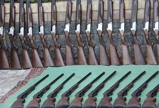 ۴۰ قبضه سلاح شکاری غیرمجاز در کرج کشف شد