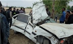 واژگونی خودروی سواری در جاده صوفیان ـ تبریز ۲ کشته برجای گذاشت