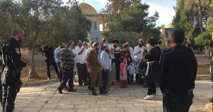 تعرض شهرک نشینان اسرائیلی به مسجد الاقصی