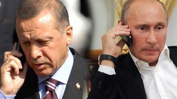 پوتین و اردوغان به صورت تلفنی درباره سوریه گفتگو کردند