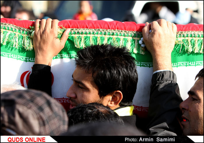 پیکر پاک پدر شهیدان علاف در اهواز تشییع شد
