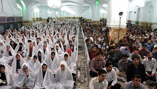 پیام مقام معظم رهبری مراسم ازدواج دانشجویان سراسر کشور در مشهد مقدس را زینت بخشید
