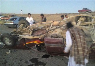 تصادف در محور خاش- سراوان ‌۹ کشته و ۲۱ نفر مجروح برجای گذاشت