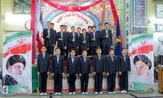 گروه های هنری مسجدی مشهد سرود بصیرت می خوانند