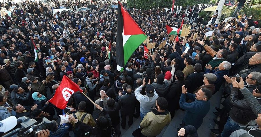تظاهرات هزاران اردنی در محکومیت ترور شهید محمد الزواری