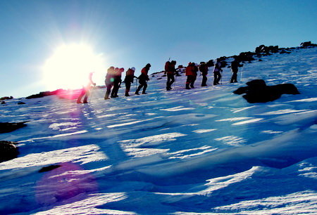 تور «برف نوردی» در اردبیل برگزارشد