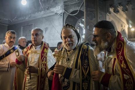 مسیحیان عراق سرانجام در «بارتلا» گرد آمدند/تصاویر