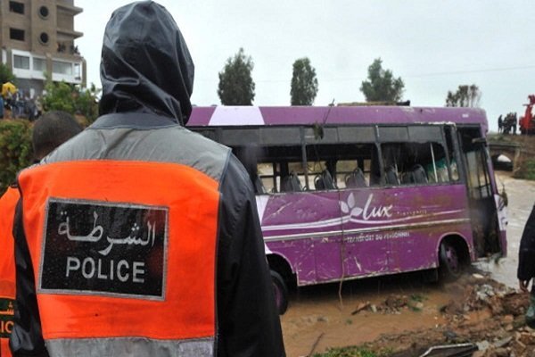 واژگونی اتوبوس در مراکش ۹ کشته و ۴۵ زخمی برجای گذاشت