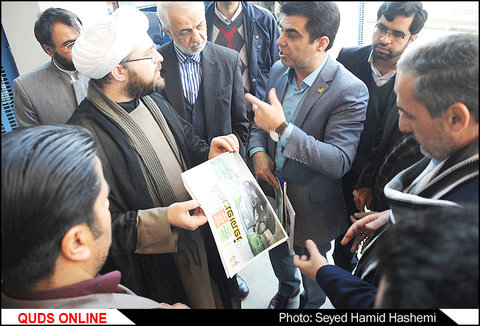 بازدیدهیأت عراقی و سوری ازچاپخانه روزنامه قدس