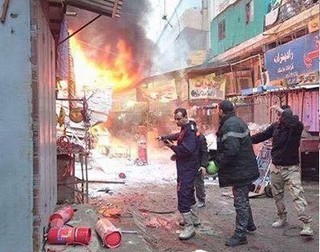 ۲ انفجار تروریستی در مرکز بغداد با ۱۸ کشته و ۳۸ زخمی + تصاویر