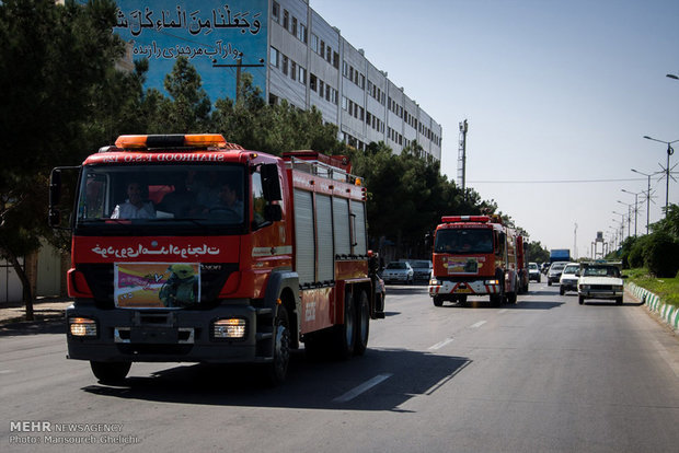 تکذیب حرکت خودروهای آتش‌نشانی پس از شلیک‌های ضدهوایی در تهران