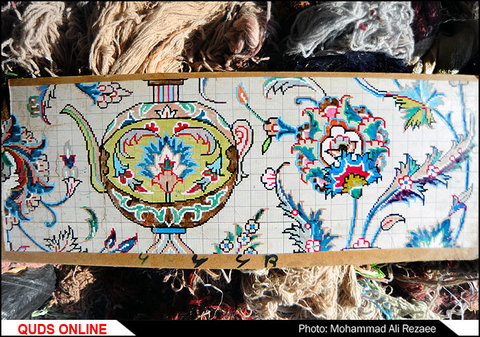 بازار نخ قالی در مشهد/گزارش تصویری
