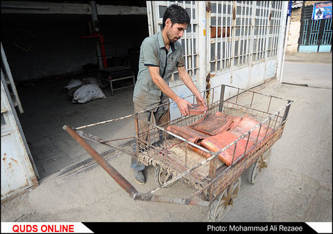 کارگاه های مسگری در مشهد