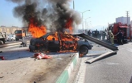 انفجار منبع گاز خودرو در اصفهان جان دو شهروند را گرفت