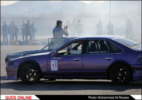 مسابقه اتومبیلرانی دریفت قهرمانی استان/گزارش تصویری