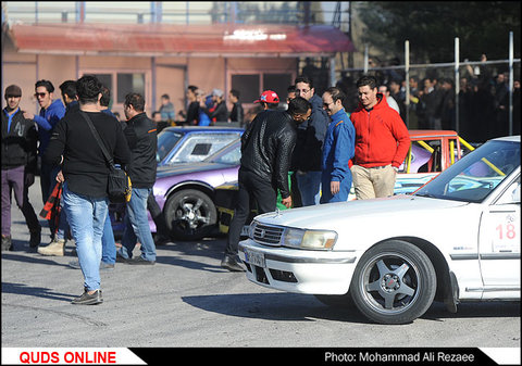 مسابقه اتومبیلرانی دریفت قهرمانی استان/گزارش تصویری