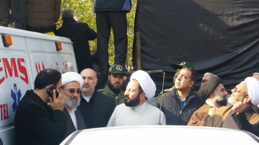 حضور حجت الاسلام والمسلمین رحیمیان در مراسم تشییع آیت الله رفسنجانی + تصویر