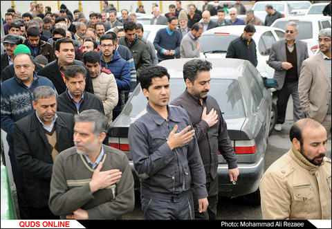 همدردی مردم مشهد با آتش نشان حادثه پلاسکو/گزارش تصویری