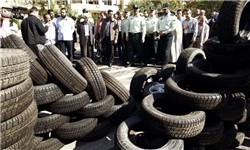 ۳ میلیارد ریال لاستیک قاچاق در اصفهان کشف شد