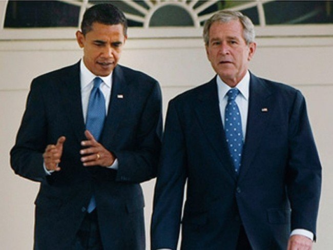انتشار نامه بوش به اوباما برای نخستین بار