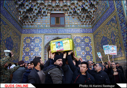 تشییع سه شهید مدافع حرم در مشهد