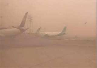 بارش گرد و غبار در خوزستان/پرواز های اهواز لغو شد