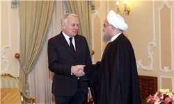 وزیر خارجه فرانسه با روحانی دیدار و گفتگو کرد