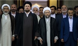 آملی لاریجانی و مسئولان عالی قضایی با آرمان‌های امام راحل تجدید میثاق کردند