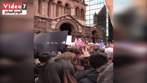 فیلم / پخش صدای اذان در یکی از کلیساهای آمریکا در اعتراض به ترامپ / عدو شود سبب خیر اگر خدا بخواهد