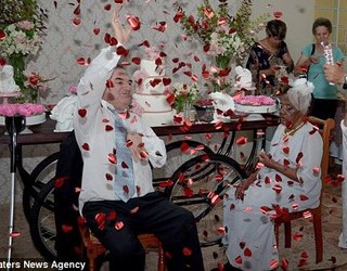 پیرزن 106 ساله برزیلی رکورد بالاترین سن ازدواج را شکست