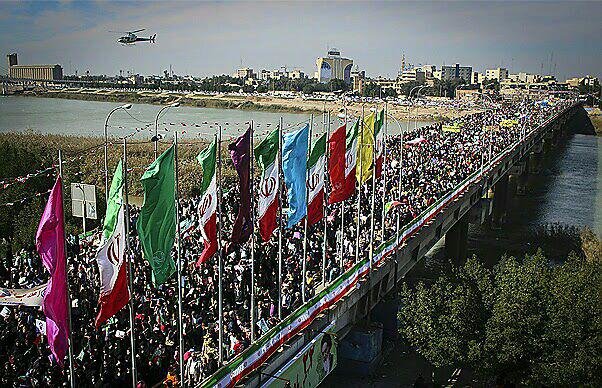 مسیرهای راهپیمایی ۲۲ بهمن در اهواز اعلام شد