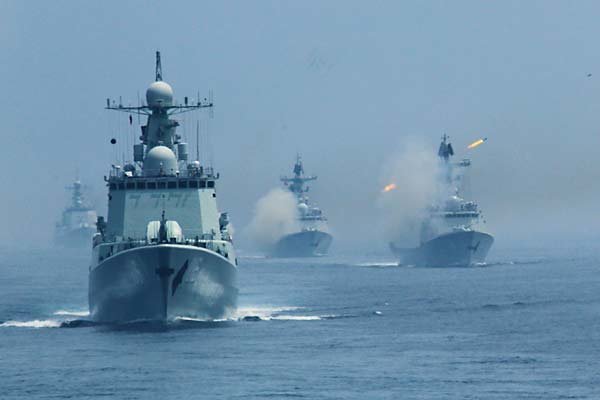 رزمایش مرکب دریایی ایران، روسیه و چین در شمال اقیانوس هند آغاز شد 
