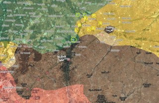 توافق روسیه و ترکیه بر ایجاد حد فاصل بین نیروهای سوری و سپر فرات در شهرک "تادف" در الباب