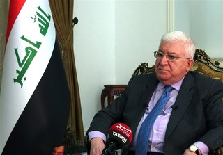 تسلیت رئیس‌جمهور عراق به روحانی
