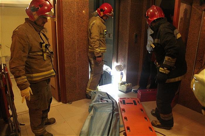 نصاب آسانسور در پی سقوط کابین آسانسور جان خود را از دست داد