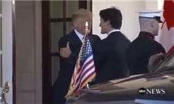نخست وزیر کانادا در کاخ سفید با ترامپ دیدار کرد+عکس